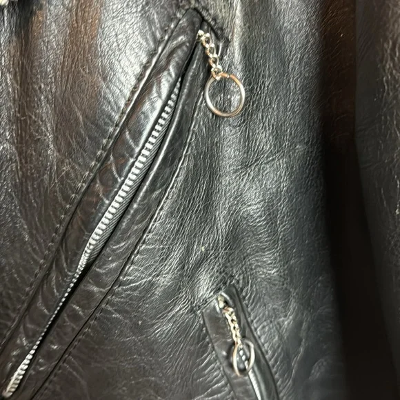 Excelled Vintage Leather Jacket- Size 42